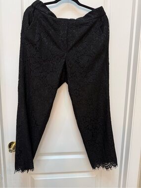 J. Crew Black Lace Pants